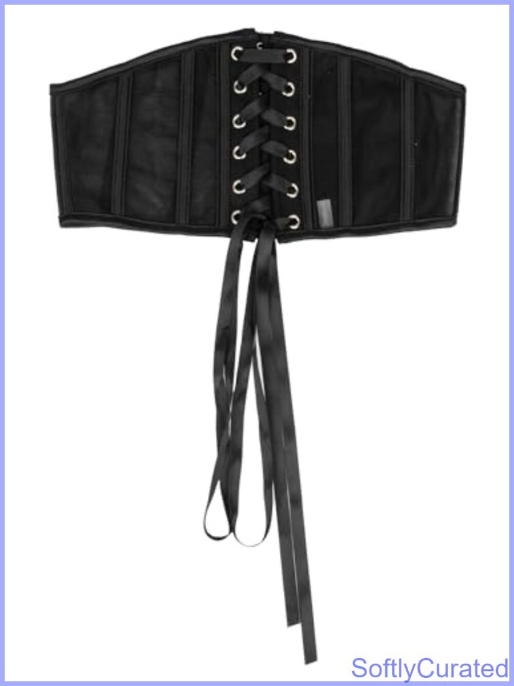 Renaissance Corset Belt Lace-Up Polyester Wide Waist Cinch Shapewear